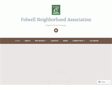 Tablet Screenshot of folwell.org